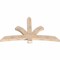 Ekena Millwork Davenport Smooth Timber Gable Bracket, Douglas Fir, 72"W x 42"H x 3 1/2"D x 5 1/2"F, 14/12 Pitch GBW072X42X0406DAV00SDF - alternate 3